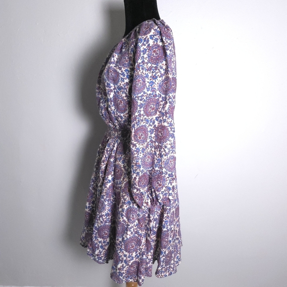 J.Crew Palermo Linen Smocked-Waist Floral Mini Dress Size Spring 2023 - Picture 3 of 14